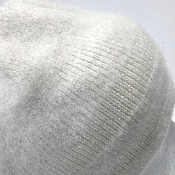 Tilt Brand Angora Hat Beanie Creamy White Soft - Picture 2 of 8